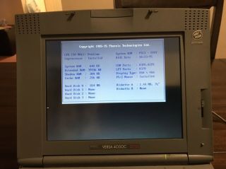 NEC VERSA 4050C Laptop with Win95 2