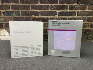 Ibm Graphing Assistant 1.  01 Graphs & Charts Software 5.  25 " Ibm Pc Compatibles