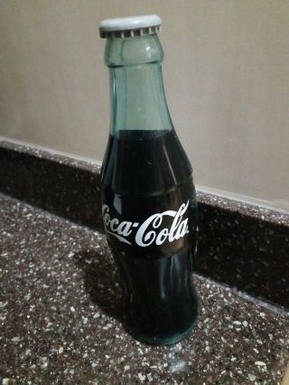 Coca Cola Vintage Coke Bottle Door Push Pull Handle Plastic 8 " Gray Cap