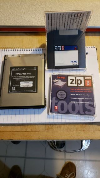 Vst Zip 100 Drive For Apple Macintosh Powerbook 190/5300/3400 Iomega X2 Zip Disc
