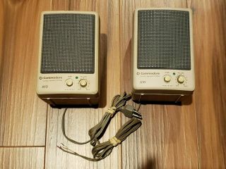 Commodore Amiga A10 Stereo Amplified Speakers