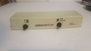 Omniswitch Dual Drive & Monitor Master Switch Commodore Amiga Atari St