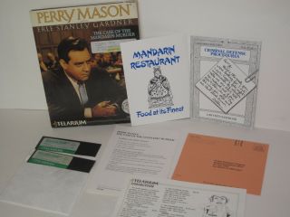 Vintage Software Apple Ii Iie Iic Iigs Game Perry Mason