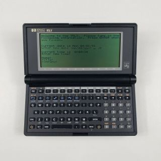 Hewlett Packard Hp 95lx Palmtop Pc Handheld Computer Lotus 123 Calculator 512k