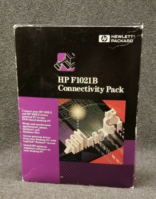 Hp F1021b Pc Connectivity Pack For Hp 100lx And Hp 200lx In Open Box