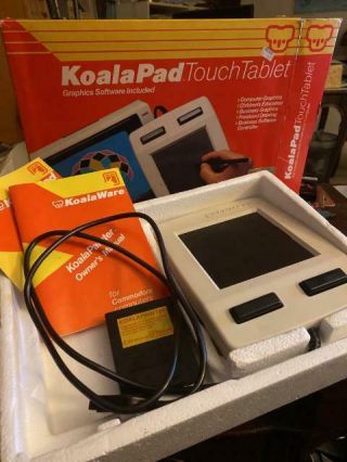 Commodore 64 Computers Vintage Koalapad Touch Tablet