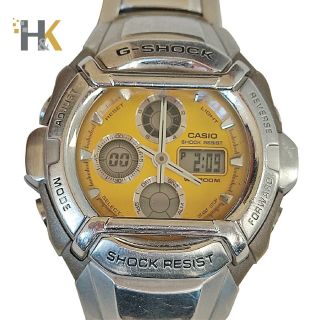 Vintage Casio G - Shock G - 521d Dual Time Wr 200m Japan Mvt Quartz Watch