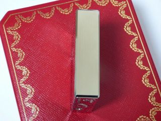 Cartier Square Decor Lighter - Brushed Palladium - comes Fully Boxed with Papers 4