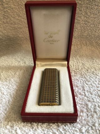 Must De Cartier Gold & Silver Briquet Lighter - Rare