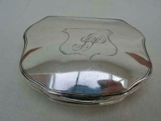 Wonderful George Ii Silver Snuff Box By Lewis Pantin? London 1740.