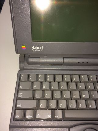 Vintage Apple Macintosh PowerBook 170 with Charger 3