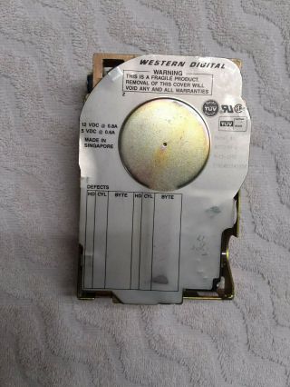 Hard Drive Ide Disk Wd Western Digital Wd93044 - A Vintage
