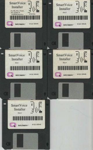 Ithistory: Smart Voice Installer 5 X 3.  5 " Floppy (apple Mac) (quality Computers)