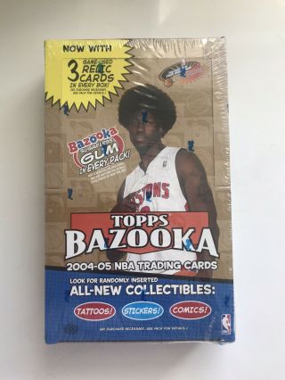 2004 - 05 Topps Bazooka Basketball Hobby Box Of 24 Packs 8 Cards Per Pack