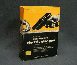 ,  Vintage 1976 Usm Corp Thermogrip Model 207 Electric Hot Glue Gun Iob,