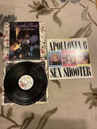 Prince Purple Rain 1984 Vintage 1st Press Vinyl Record Lp Apollonia 6