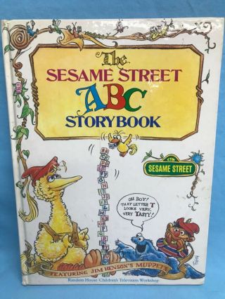 The Sesame Street Abc Story Book Hardcover Vintage Random House 1974