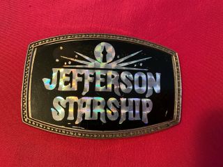 Vintage 70s Jefferson Starship Belt Buckle Rock Music