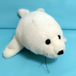 Jli White Harp Seal Pup Plush Stuffed Animal Toy 14 " Vintage 1994