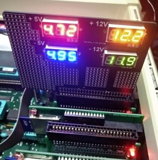 Power Supply Voltage Monitor Card For Apple Ii Iie Iigs And Clone