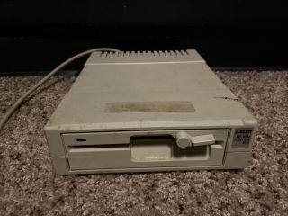 Vintage Laser Fd 100 Single External 5.  25 Inch Floppy Disk Drive For Apple Iie