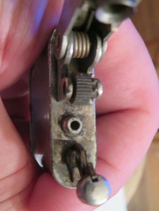 Vintage MORTON Pocket Lighter PAT APL D FOR estate junk drawer old lighter 3