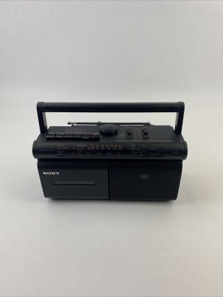 Vintage Sony Cfm 30tw Radio Cassette Recorder With Cord