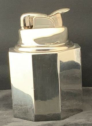 Cartier Weighted Stirling Silver Table Lighter