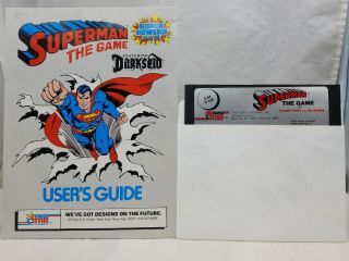 C64 Superman The Game By First Star Vintage Commodore 64 128 Sx64 Game Darkseid