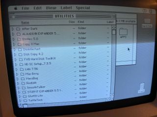 Apple Macintosh Se 1 Gb 50 Pin External Scsi System 4.  2 Hard Drive,  Apps Games