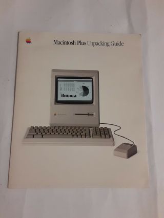 Vintage Apple Macintosh Plus software disk vintage 2
