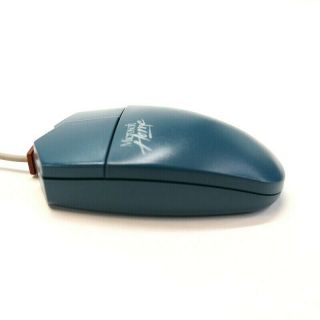 Vintage Microsoft Home Serial Mouse 58669 Blue 3
