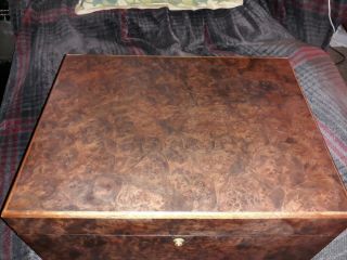 Vintage Alfred Dunhill Cigar Humidor Inlaid Copper 14 1/2 " × 11 1/4 " × 6 1/2 "