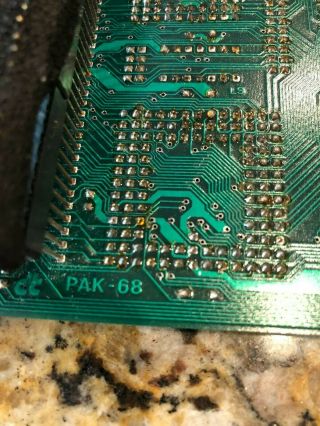 Amiga 500 PAK68 board and riser,  CPU/RAM accelerator project (incomplete) 2