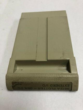 Hp9825 Cartridge / Rom Module Model 98216a " 9872a Plotter - Gen.  I/o Entended I/o "