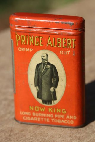 Rare 1907 Prince Albert Now King Tobacco Tin R.  J.  Reynolds Corp.