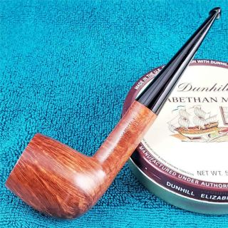 AWESOME 1980 Dunhill ROOT BRIAR FLAME GRAIN CLASSIC BILLIARD ENGLISH Estate Pipe 2