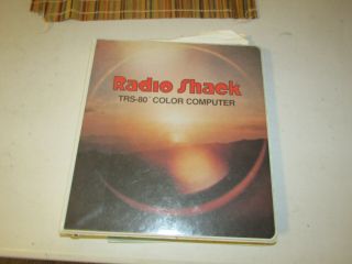 1981 Radio Shack Trs - 80 Color Computer Learning Lab Book/cassettes