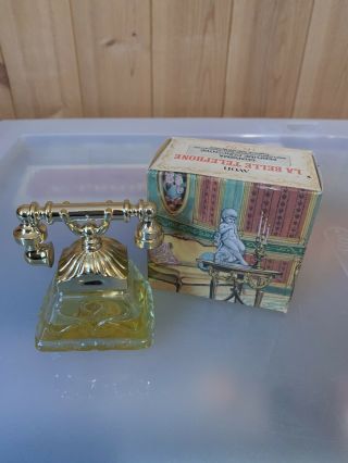 Vintage 1974 Avon " La Belle Telephone " Charisma Perfume Half Full