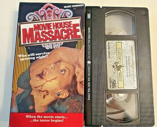 Movie House Massacre Vhs Star Classics Vintage 80 