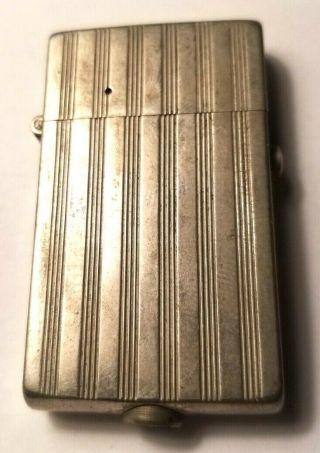 Ww 1 Vintage Early Push Button Automatic Hw Lighter Patent 3 Made In Germany