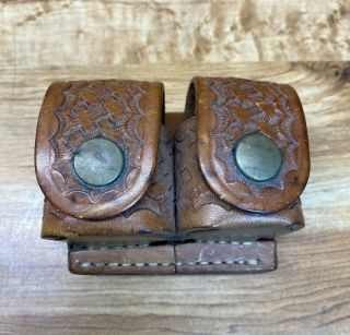 Vintage Tex Shoemaker & Sons Holster,  Double Speed Loader,  Pouch