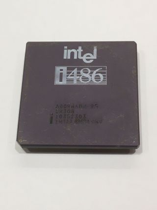 Intel 486dx - 25 Cpu (sx308) - Rare