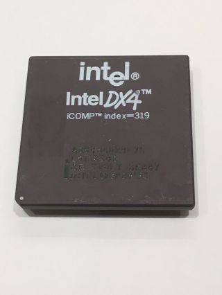 Intel 486dx4 - 75 Cpu - Sk047 - Rare
