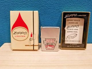 Vintage 1973 Zippo Advertising Standard Size Lighter,  Muncy,  Pa K.  H&l.  Co.