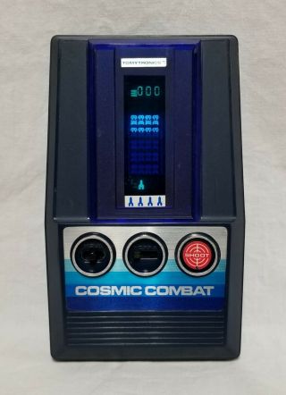 Tomytronics Cosmic Combat Electronic Handheld Game - Vintage Tomy 1980 