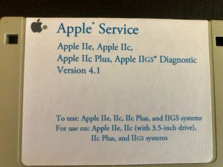 Apple II GS/OS System Disk / Diagnostic Disk / on all Apple IIgs Computers 3