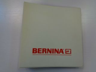 Vintage Bernina Foot Steps Advanced Guide Workbook Binder