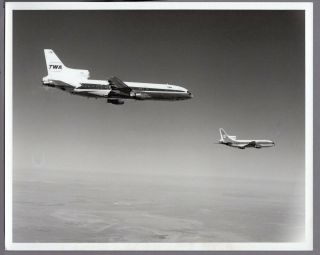 Twa Lockheed Tristar L - 1011 Large Vintage Manufacturers Photo 2
