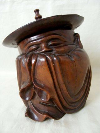 Antique Carved Chinese Tobacco Jar
